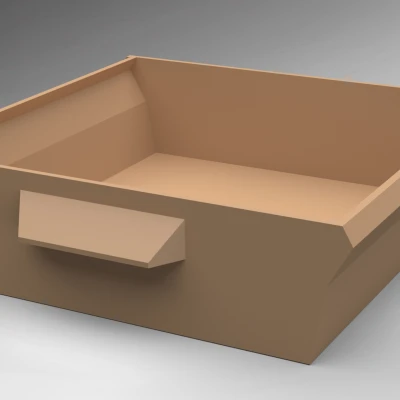 Ngăn Kéo Dưới Bàn Mở Rộng và Lỗ Vít Rộng Hơn