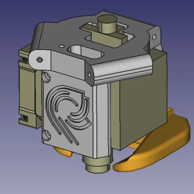 Revo Hemera XS D300VS+ Effector và Ống dẫn quạt (Sửa đổi)