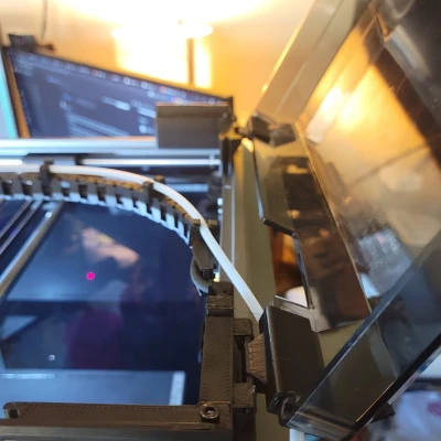 JC-Creality K1 Nâng Nắp Có Bản Lề