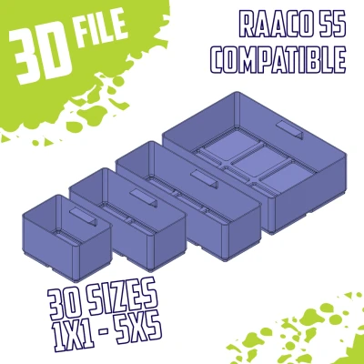 Raaco Compatible Sorting boxes - Mega pack