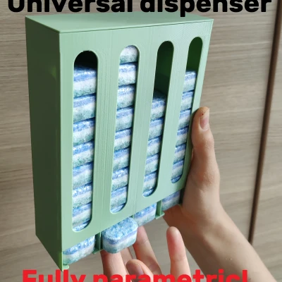 Hộp đựng dạng tham số có nắp và cửa sổ quan sát