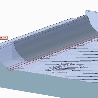 Bambu Lab X1C P1P P1S Filapoop scoop base insert | V3 cập nhật!