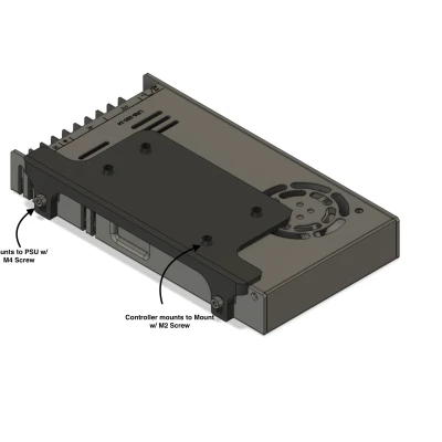 Giá đỡ Nguồn cho Bộ điều khiển QuinLED Dig Quad