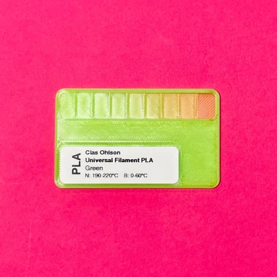 Swatch Màu Sợi Nhựa Cho Hộp Gridfinity