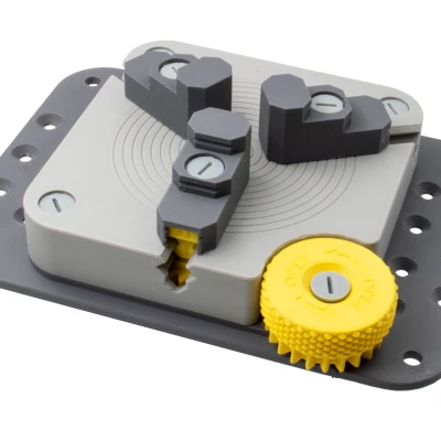 Mỏ kẹp gắn bàn 4-Jaw / 3-Jaw / 2-Jaw có thể thay hàm - In 100%!