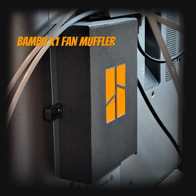 Bộ giảm thanh / Ống giảm thanh quạt Bambu X1
