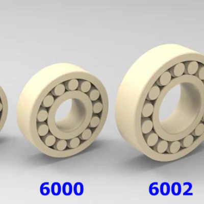 VÒNG BI - In tại chỗ - với các bộ phận lăn thực