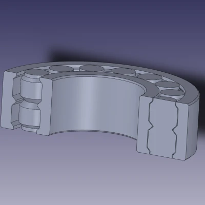 VÒNG BI - In tại chỗ - với các bộ phận lăn thực