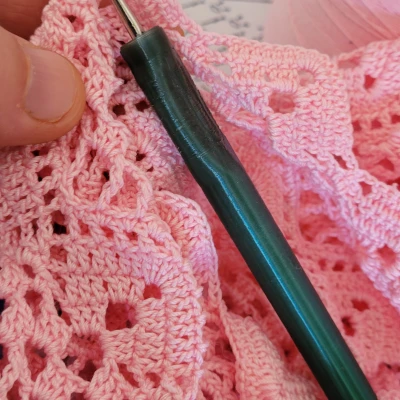 Tay cầm que đan móc size 7 (US)