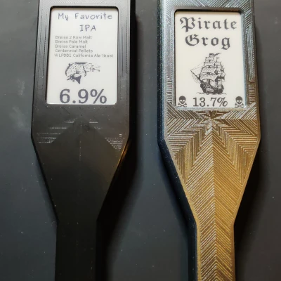 Tay bia có Màn hình E Ink NFC Thụ động