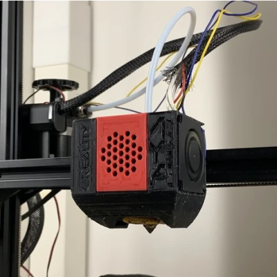 AYF Compact Shroud - Ống thông gió quạt cho Ender 3, CR-10