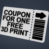 Phiếu quà tặng in 3D miễn phí (làm lại) - Thumbnail 1