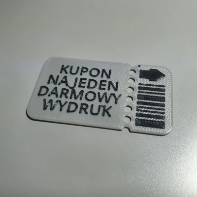 Phiếu quà tặng in 3D miễn phí (làm lại)