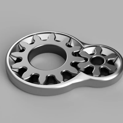 Zahnrad Spinner - Con quay bánh răng 1:2