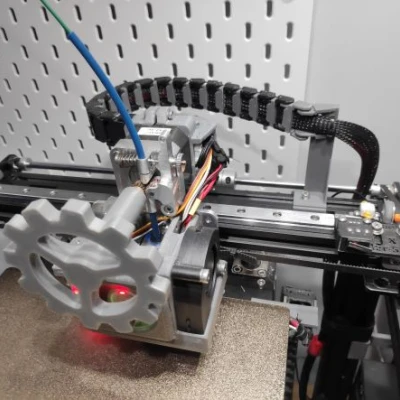 Ender 5 Micro Swiss Direct Drive Cable Drag Chain Giá Đỡ Động Cơ Bước (Ray Tuyến Tính & Tiêu Chuẩn)