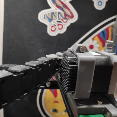 Ender 5 Micro Swiss Direct Drive Cable Drag Chain Giá Đỡ Động Cơ Bước (Ray Tuyến Tính & Tiêu Chuẩn)