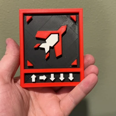 Tấm bảng Bom 500kg Đại Bàng Helldivers 2