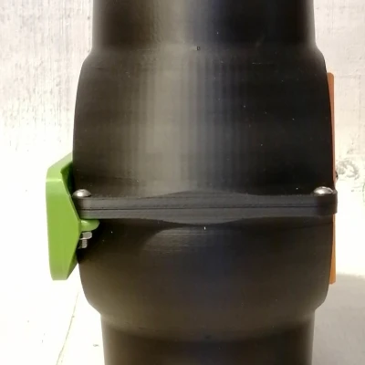 Van Chặn Khí Không Kẹt Kiểu Van Bi Cắt Cụt 100mm / 4" cho Mạng Hút Bụi Xưởng