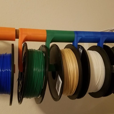 Móc Treo Cuộn Filament Lên Thanh Treo Tủ Quần Áo