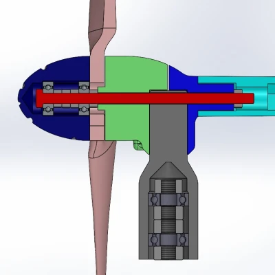 Cối xay gió tua bin gió nhỏ phiên bản MK3