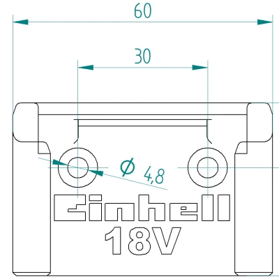 Giá đỡ pin Einhell 18V