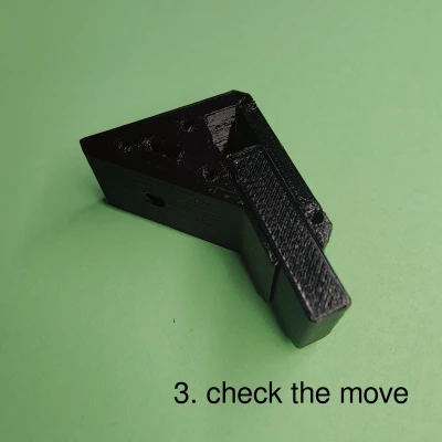 Chốt Khóa Nắp Trượt cho Vỏ Máy Original Prusa Enclosure