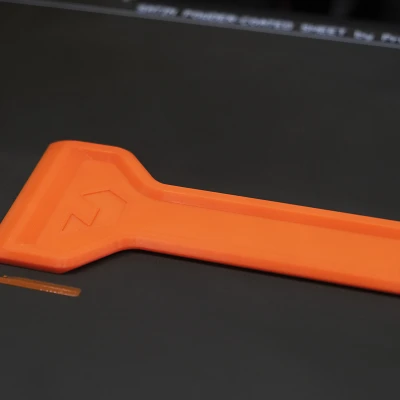 Mẫu Khay Đựng Dao Cạo Spatula Prusa - Mẫu thử nghiệm