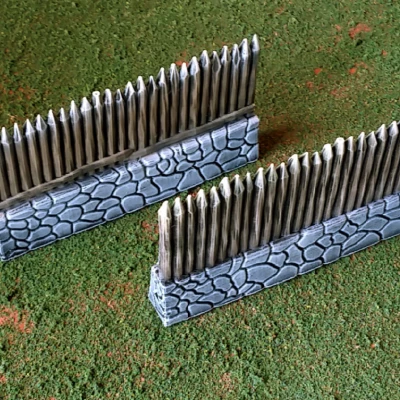 Fantasy viking palisade