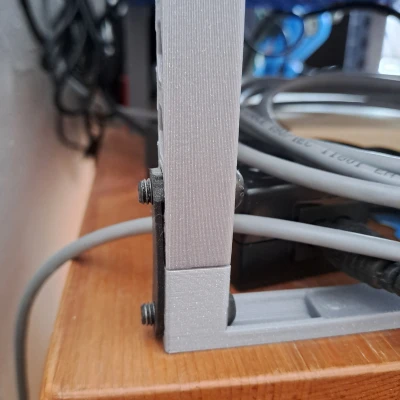 Tủ rack server 10 inch in 3D