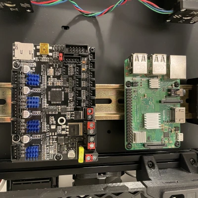 Hệ thống lắp bo mạch ray DIN cho Voron V0.1 V0.2