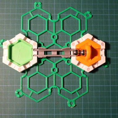 Đường ray bi - pháo gauss (tương thích gravitrax bằng cách sử dụng gạch cơ bản của tôi)