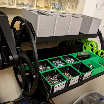 Gridfinity Carousel - Phiên bản có động cơ