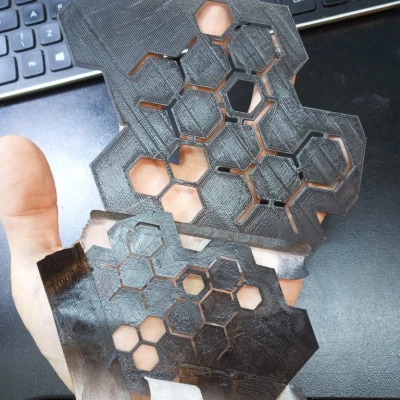 Stencil Họa tiết Lục Giác Phong Cách Camo