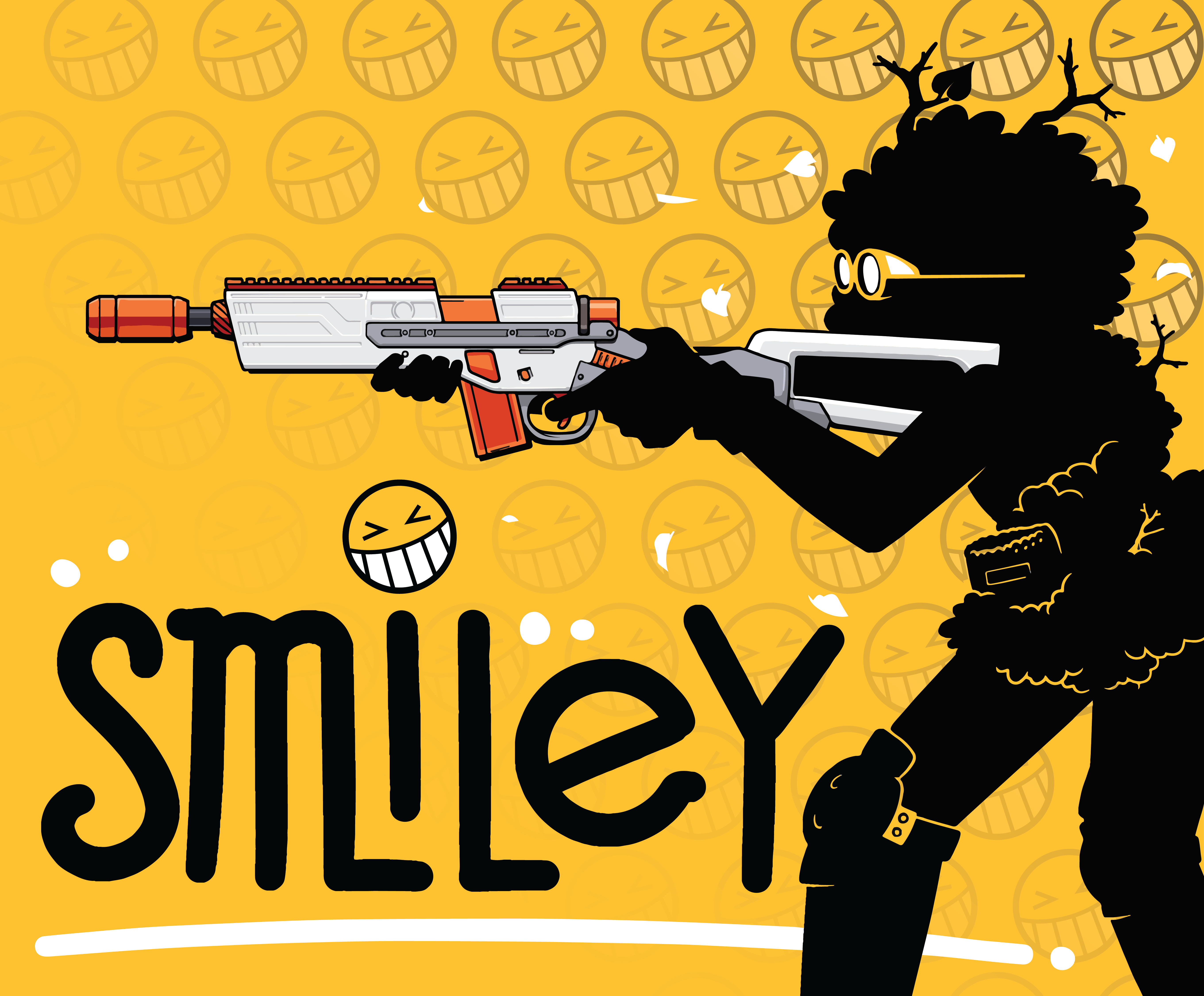 SMILEY - Súng Phun Đạn Xoay Nightingale Magfed