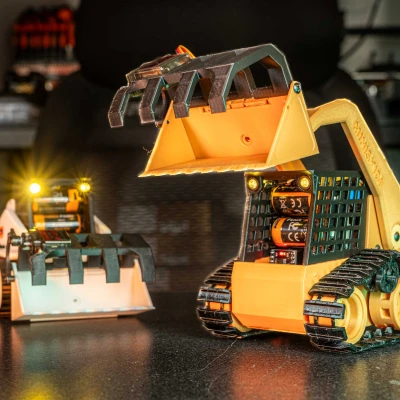 Mô hình RC SkidSteer V3.0 In 3D