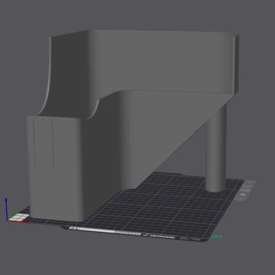 Ống hứng chất thải Bambu (Bambu Poop Chute)