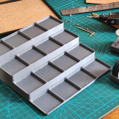 Gridfinity | Tấm đế xếp tầng | Dạng tham số