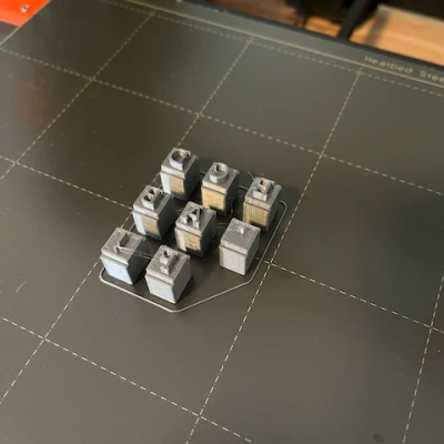 Bộ Chữ Cái Dập Khuôn Cho Đất Sét