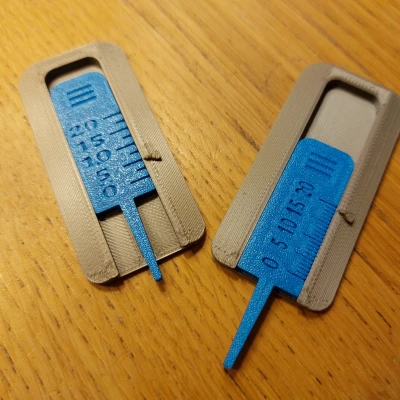 Chỉnh sửa mẫu đo rãnh lốp xe không cần support