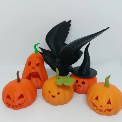 Bí Ngô/ Jack O'Lantern Halloween Đáng Yêu & Dễ Thương