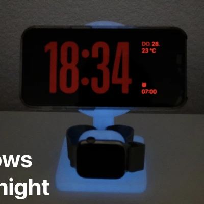 Giá đỡ iPhone Magsafe Ngang (StandBy) & AppleWatch