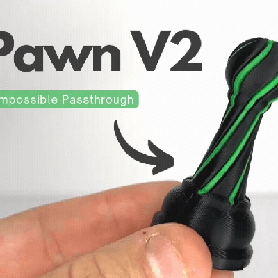 Quân Tốt Cờ Vua V2 Vòng Xoắn Khó Xuyên