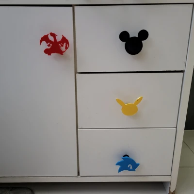 Núm tủ tùy chỉnh được ~ Editable cabinet knob