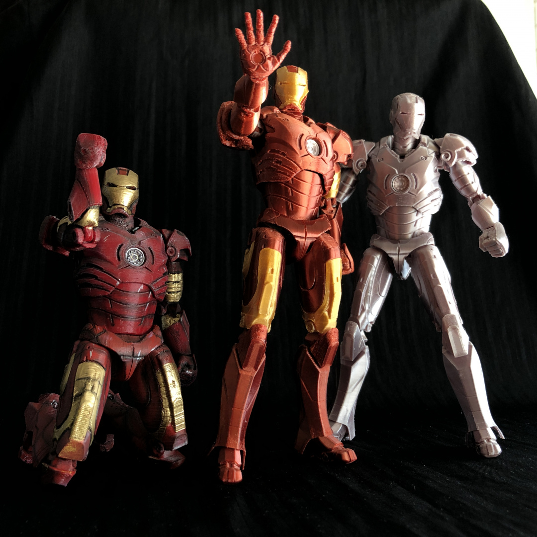 Mô Hình Iron Man MK3 Khớp Nối 3D