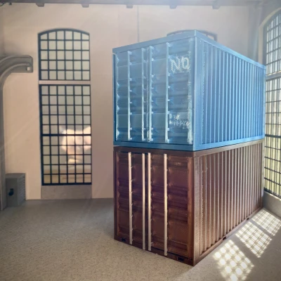 Container Biển V2.0 (Xếp Chồng, Tỉ Lệ 1/43)