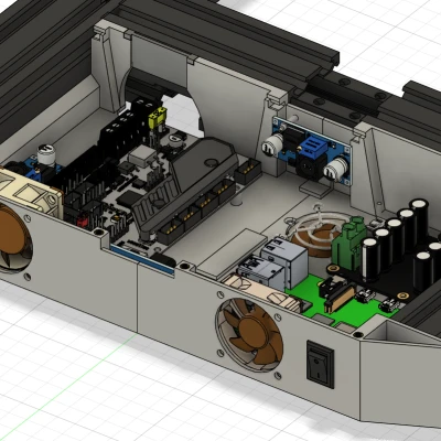 Hộp Điện Tử Mặt Trước Ender 3 v2 Cập Nhật Mới