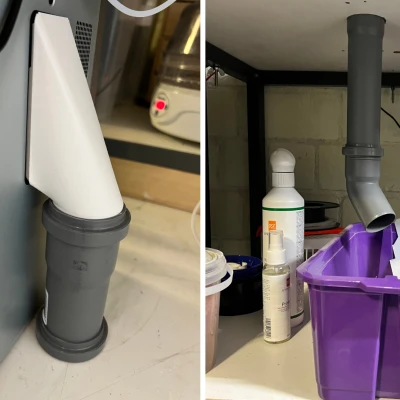 Ống dẫn chất thải Bambu Poop-Pipe cho ống HT DN50