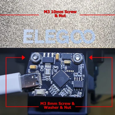 Bộ Mount ADXL345 USB kusba cho Elegoo Neptune 3 Pro