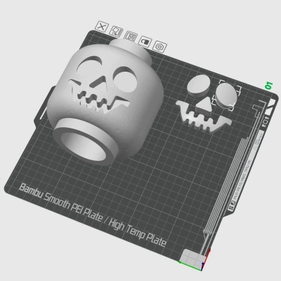 Đầu Lâu Lego Khủng Dễ In