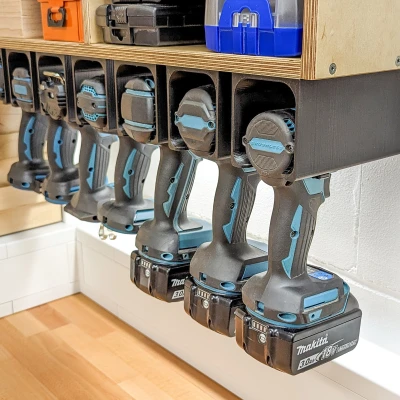 Giá đỡ/Treo máy khoan pin đa năng (Makita, DeWalt, Bosch, Festool...)